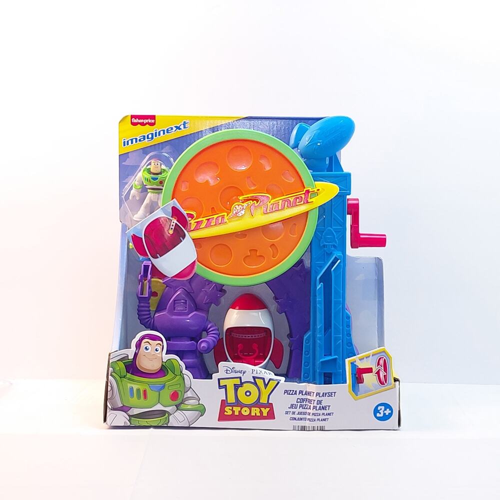 NIB Fisher-Price Imaginext Toy Story Pizza Planet Playset (Buzz & Alien)